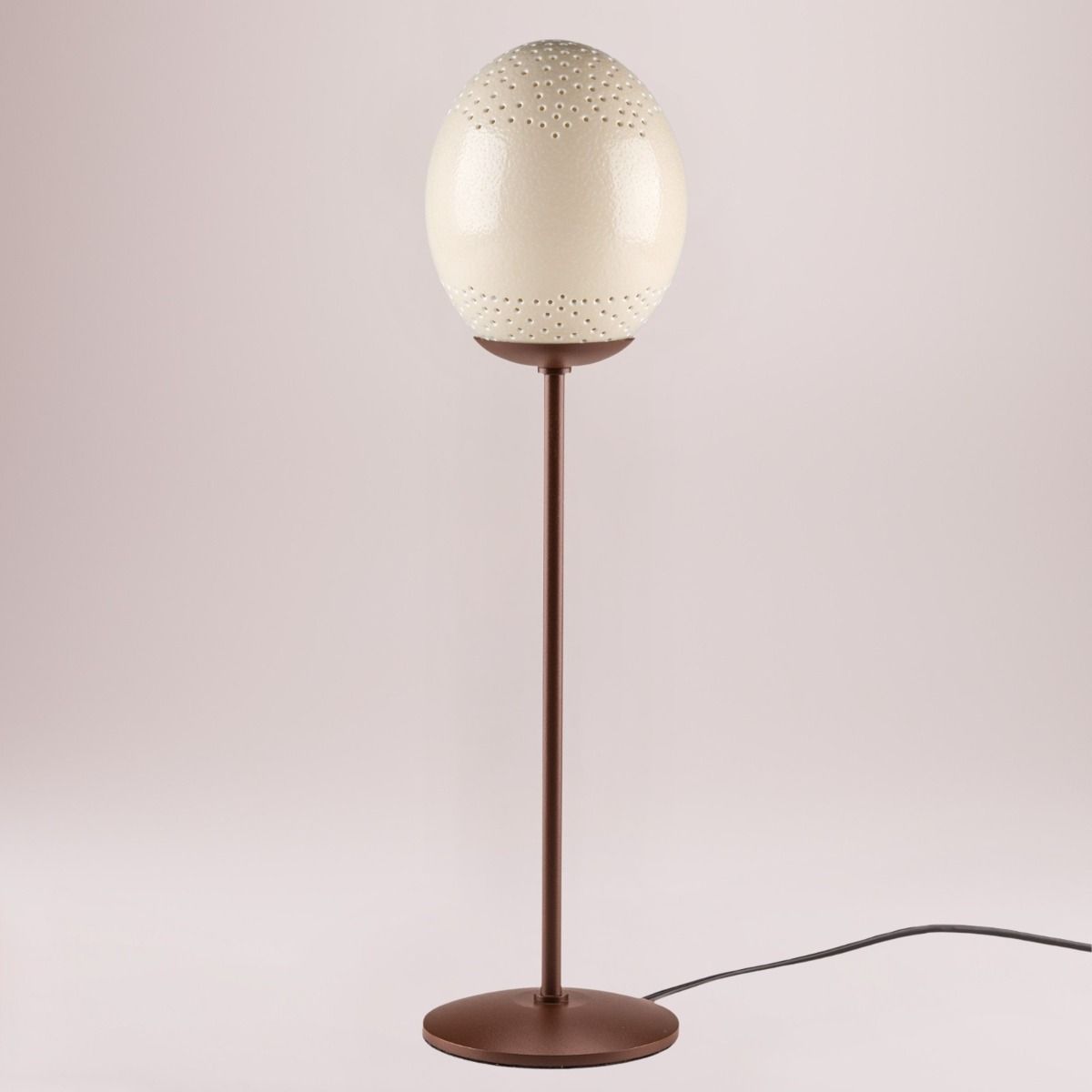 Straußeneilampe Dekorationsbeispiel LA10207f Detailansicht