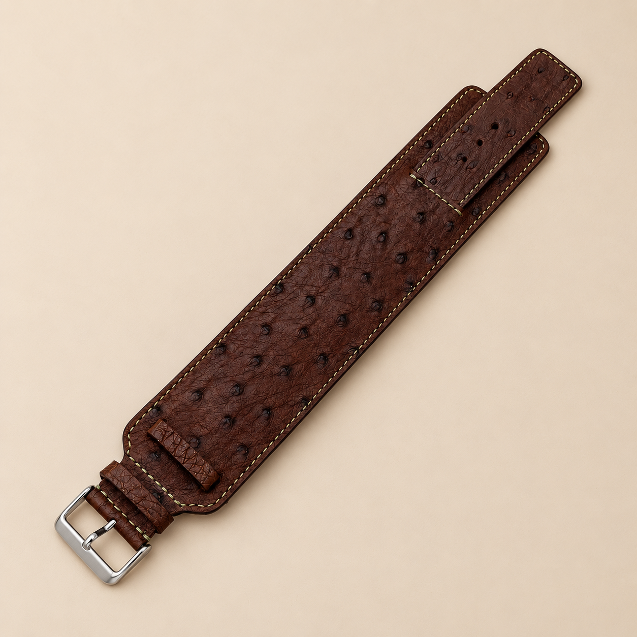 Lederarmband breit Paula blassbraun LE10141-mi