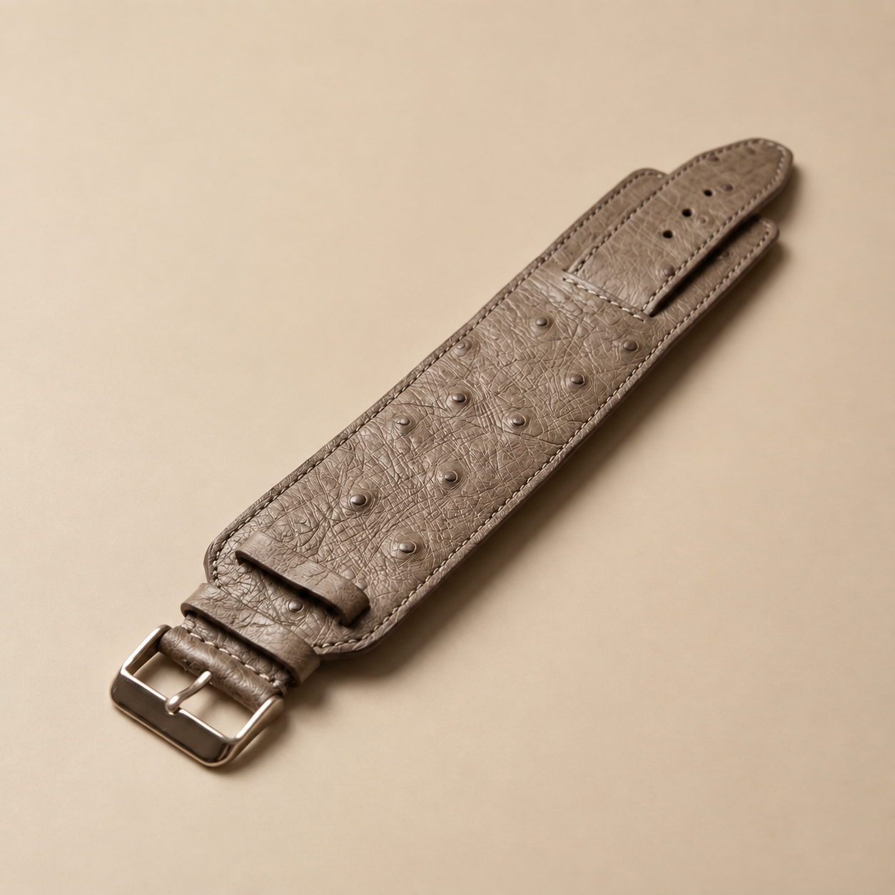 Lederarmband breit Paula blassbraun LE10141-mi
