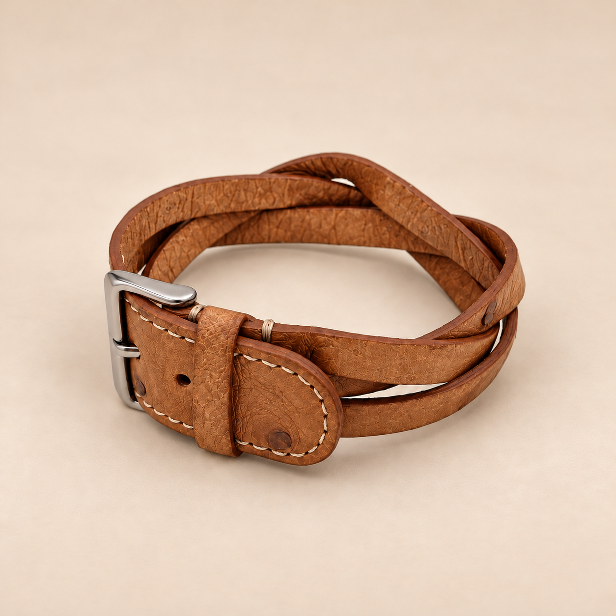 Damen-Armband Crossover Rumbraun LE10144-rb Detailansicht 2