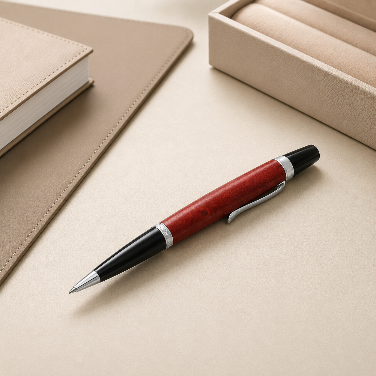 Kugelschreiber Silas tobacco LE10192-to Detailansicht 1